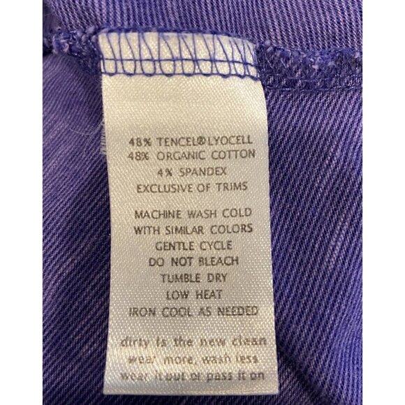 Horny Toad Dress Fit Flare 3/4 Sleeve Purple Size Medium M - Picture 5 of 5